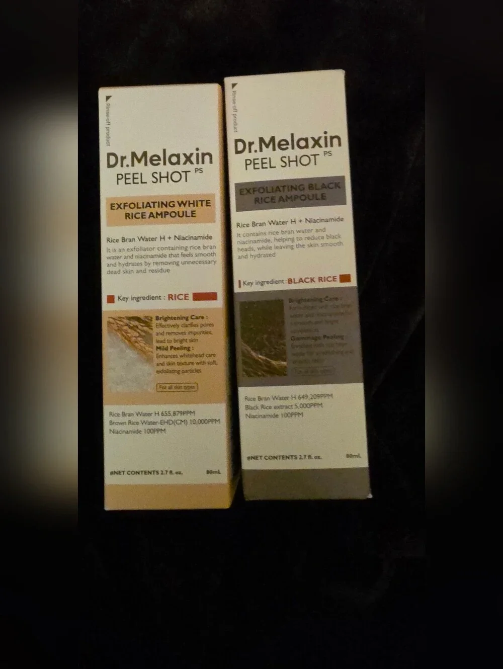 Dr. Melaxin Peel Shot Exfoliating Rice Ampoules
